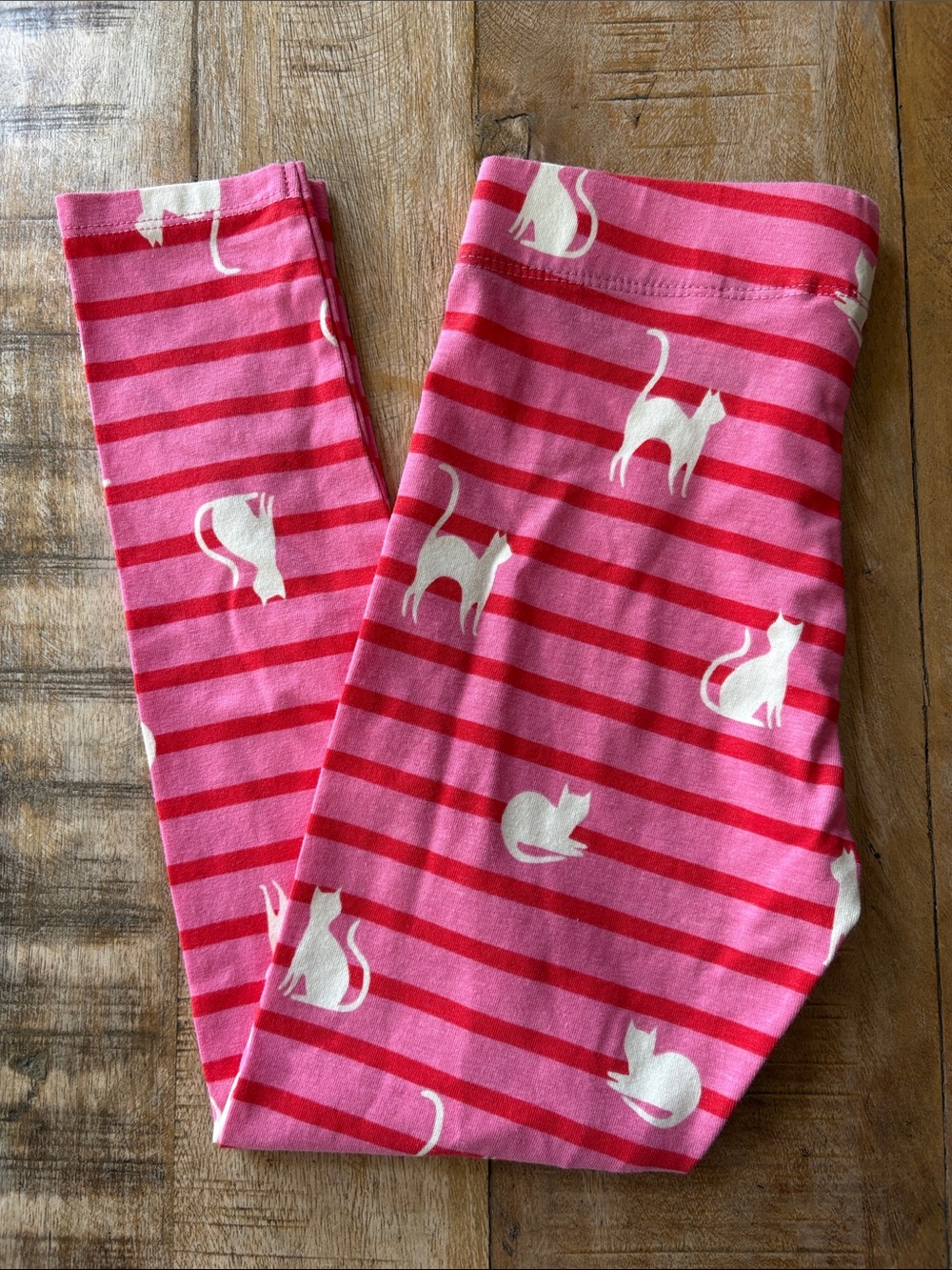 NWOT Mini Boden Girls' Leggings with Cats size 7-8Y